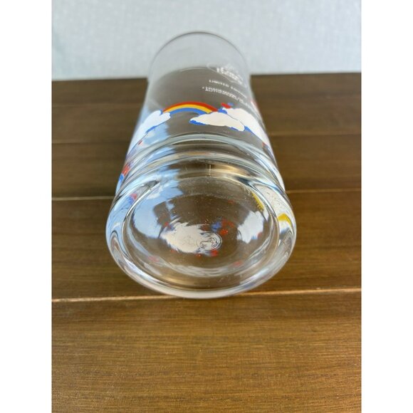 Vintage 1983 Pizza Hut Collectors Series Care Bear Grumpy Bear Glass Tumbler 6" - Picture 7 of 7